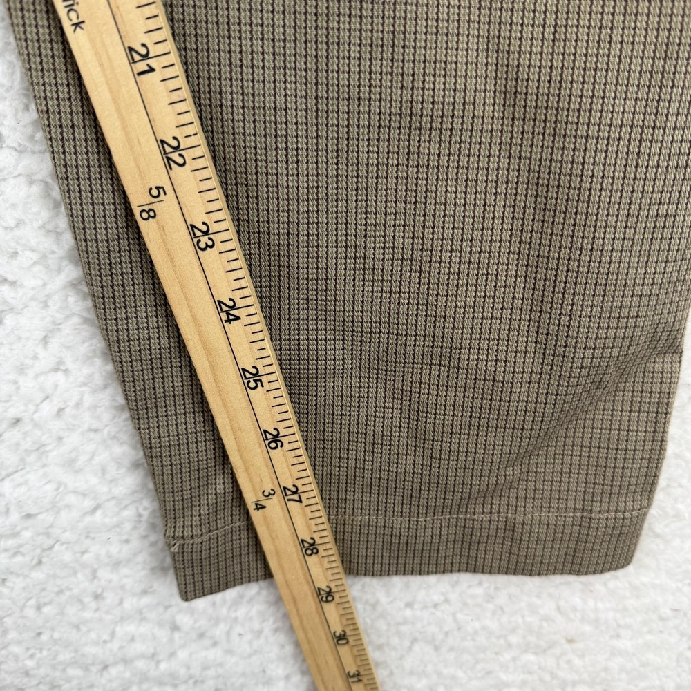 Levis XX Chino Pants Mens 38x30 Brown Slim Fit Stretch Striped Standard Taper - Picture 7 of 9